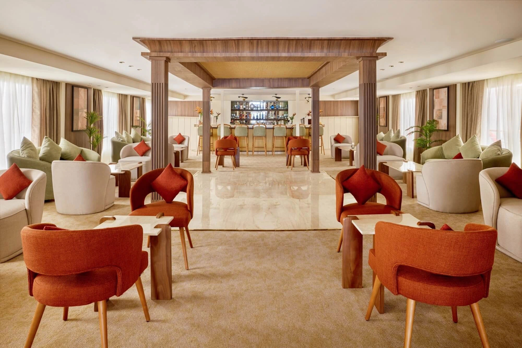 Lounge aboard the M/S Royal Serenade Nile Cruise Nile cruise